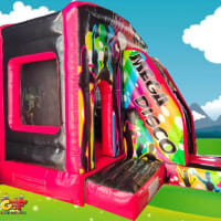 Mega Dance Castle Slide Combo