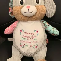 Harlequin Pink Bunny