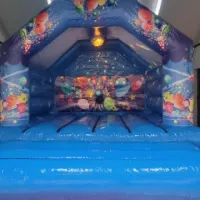 Balloons Disco Bouncy Castle 12x12