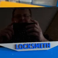 Locksmith Number Plate Holder