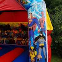 Superheroes Bounce And Slide