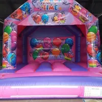 Pink Party Time Castle