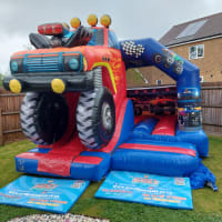 Big Slide  Monster Truck Castle And Soft Play Package