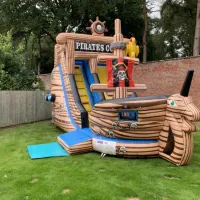 Inflatable High Slide And Any Combi Bouncy Castle