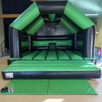 Black And Green Bouncy Castle