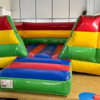 Rainbow Indoor Low Height Bouncy Castles