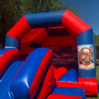 Red And Blue Combo Castle - Disney Pixa Cars Theme
