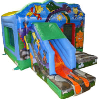 Dinosaur Bouncy Castle With Slide