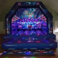 Adult Disco Bouncy Castle