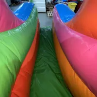 10ft Platform Neon Disco Helter Skelter Slide
