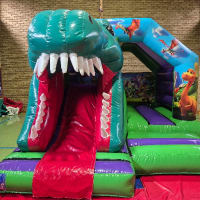 Dino Head Bounce N Slide