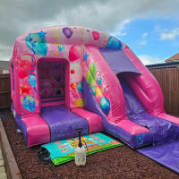 Pink And Purple Party Front Box Combi Disco