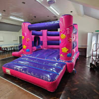 Pink Party 18ft X 14ft H Frame Pink And Purple Side Slide Combi