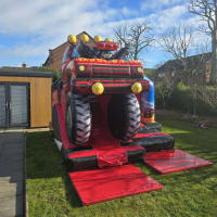 Monster Truck Combi 15x12ft Bouncy Castle With Slide
