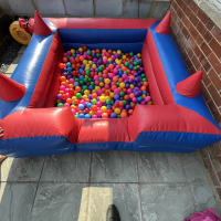 6ft X 6ft Blue Ball Pool With Air Jugglers