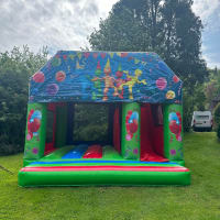 Large 16ft X 18ft Bouncy Castle And Slide