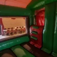 3d Dino Slide Bouncy Castle