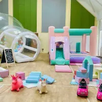 Package 1 - Pastel Castle Soft Play And Balloon Dome
