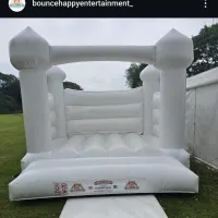 White 12ft X 12ft Bouncy Castle