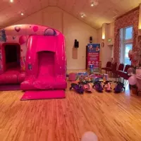 Pink Party Front Slide Combi With Softplay