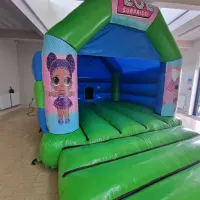Lol Green Bouncy Castle