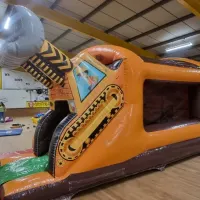 3d Digger Slide Bouncy Castle