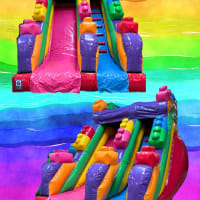 Lego 3d Inflatable Slide