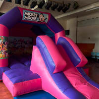 Pink And Purple Combo Castle - Disney