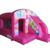 Pink Party Themed Box Jump And Slide