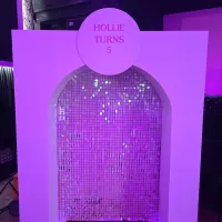 Arched Sequin Wall