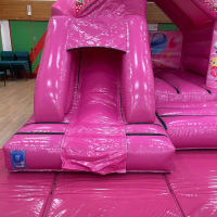 Pink Partytime Castleslide 12ft X 15ft