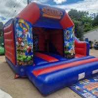 15ft X 15ft Sonic Themed Bouncy Castle