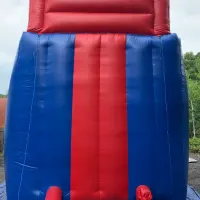 Blue And Red Platform Slide