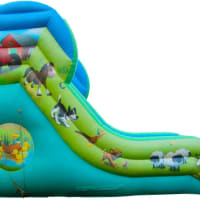 19ft Farmyard Mini Mega Slide