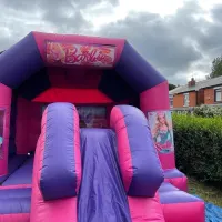 Pink And Purple Combo Castle - Barbie Theme