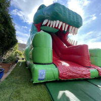 Giant Obstacle Course  Mega Slide  4 Inflatable Games And Castles