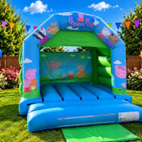 Party Time A Frame Blue Green