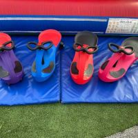 12ft X 12ft Dance And Bounce Castle 4 X Didi Cars And Ball Pit