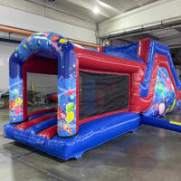 27ft Red And Blue Party Obstacle - Assault Course