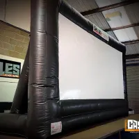 Massive 200 Inch Cinema Screen