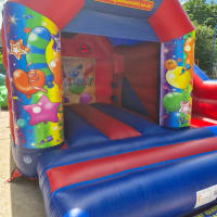 15ft X 15ft Party Time Themed Bouncy Castle