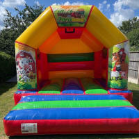 Farmland Multicoloured 14 X 12ft Disco Ready Bouncy Castle