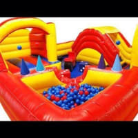 Play Park 15x15 Includes Bouncy Castle , Slide , Ball Pool