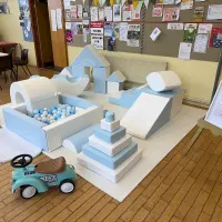 Moonbeam Soft Play Package - Blue And White