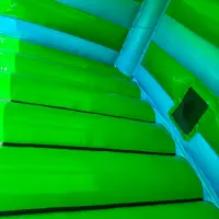 Party Time Green And Blue Castle