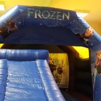 Frozen Bounce And Slide Castle