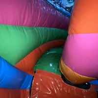 10ft Platform Neon Disco Helter Skelter Slide