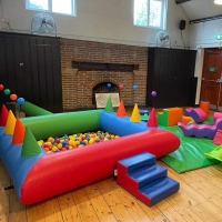 Package A - Standard Bouncy Castle And Ball Pond With Air Jugglers