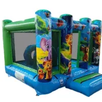 Mini Jungle Theme Bouncy Castle