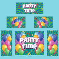 Bca-06 Kids Party Time A Frame Castle